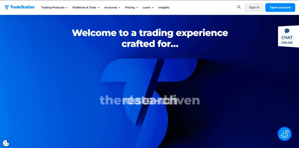 Tradestation homepage